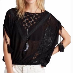 Free People Top Black Size XS